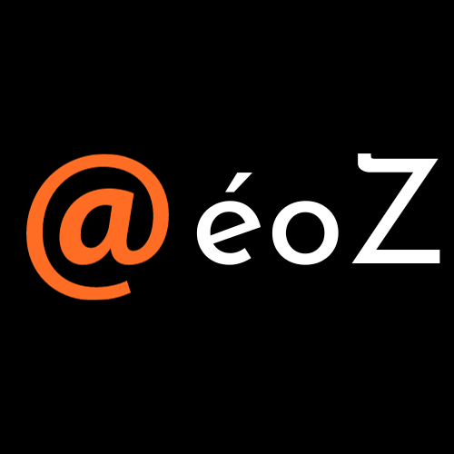 logo fond noir eoz crea