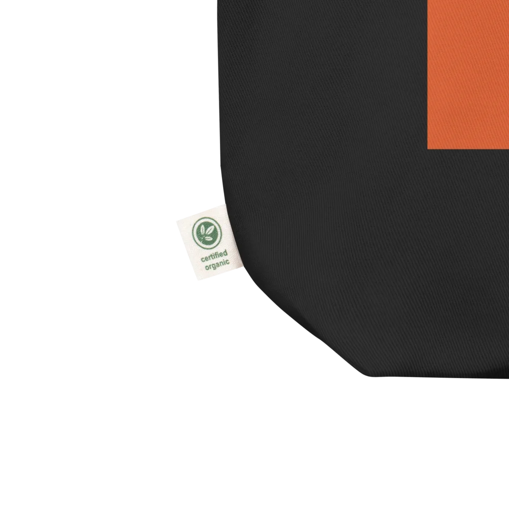 Tote Bag noir Bio EoZ Créations Originales « Peut-être que demain… » coin bio