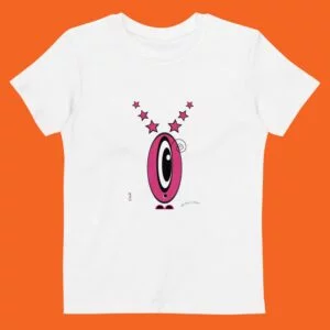 T-Shirt Les Pot' à Chou rose EoZ Créations en coton Bio