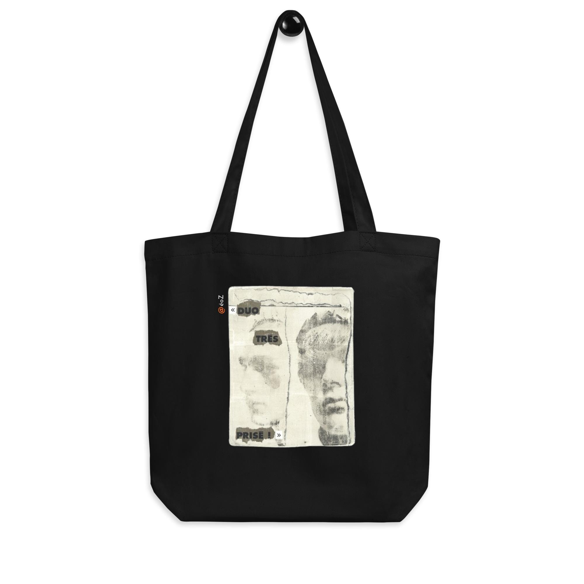 Tote Bag Bio EoZ Créations Originales « Duo très prisé » accroché