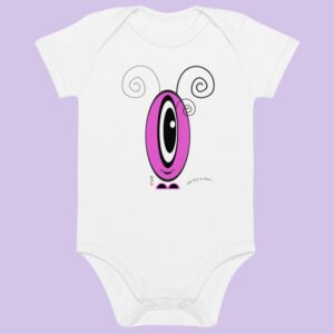 Body Les Pot’ à Chou rose en coton Bio