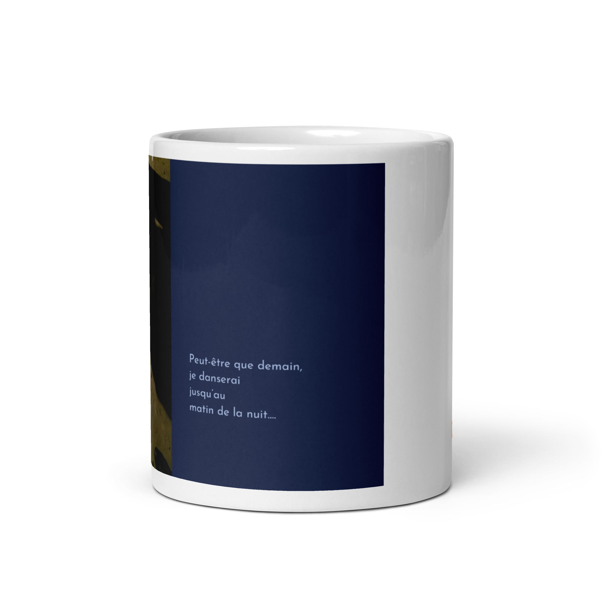 Vue côté mug @éoz logo