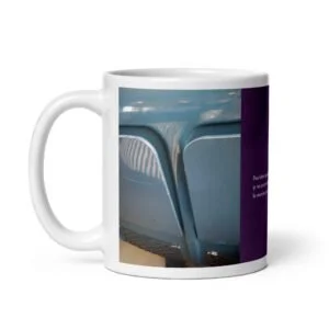 Mug blanc en céramique EoZ Créations Originales « Peut-être que demain… »