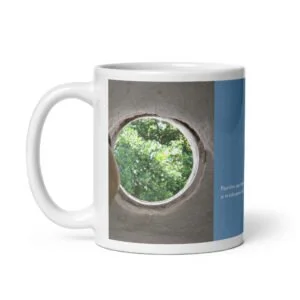 Mug blanc en céramique EoZ Créations Originales « Peut-être que demain… »