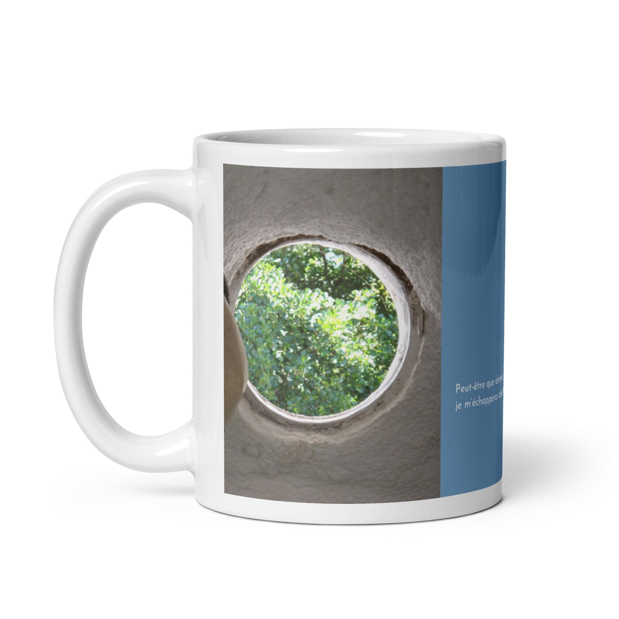 Mug blanc en céramique EoZ Créations Originales « Peut-être que demain… »