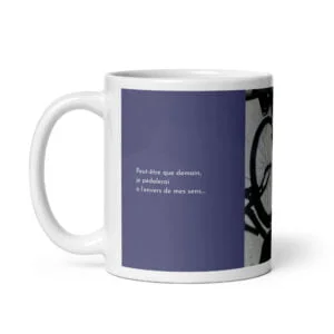 Mug blanc en céramique EoZ Créations Originales « Peut-être que demain… »