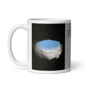 Mug blanc en céramique EoZ Créations Originales « Peut-être que demain… »