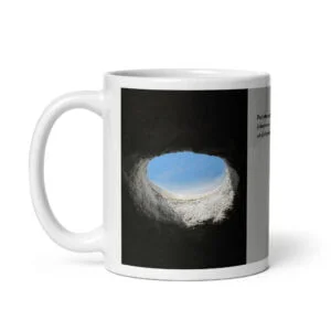 Mug blanc en céramique EoZ Créations Originales « Peut-être que demain… »