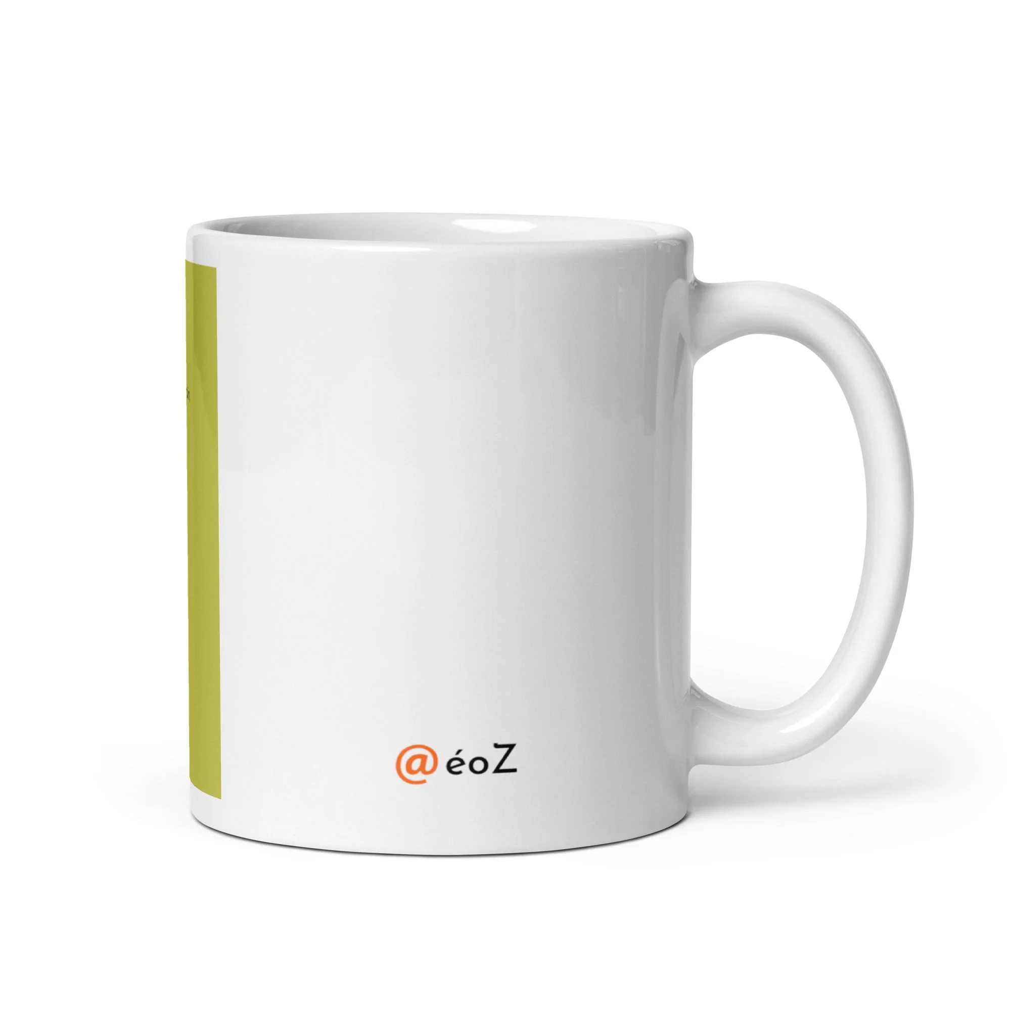 Vue arrière mug @éoz logo
