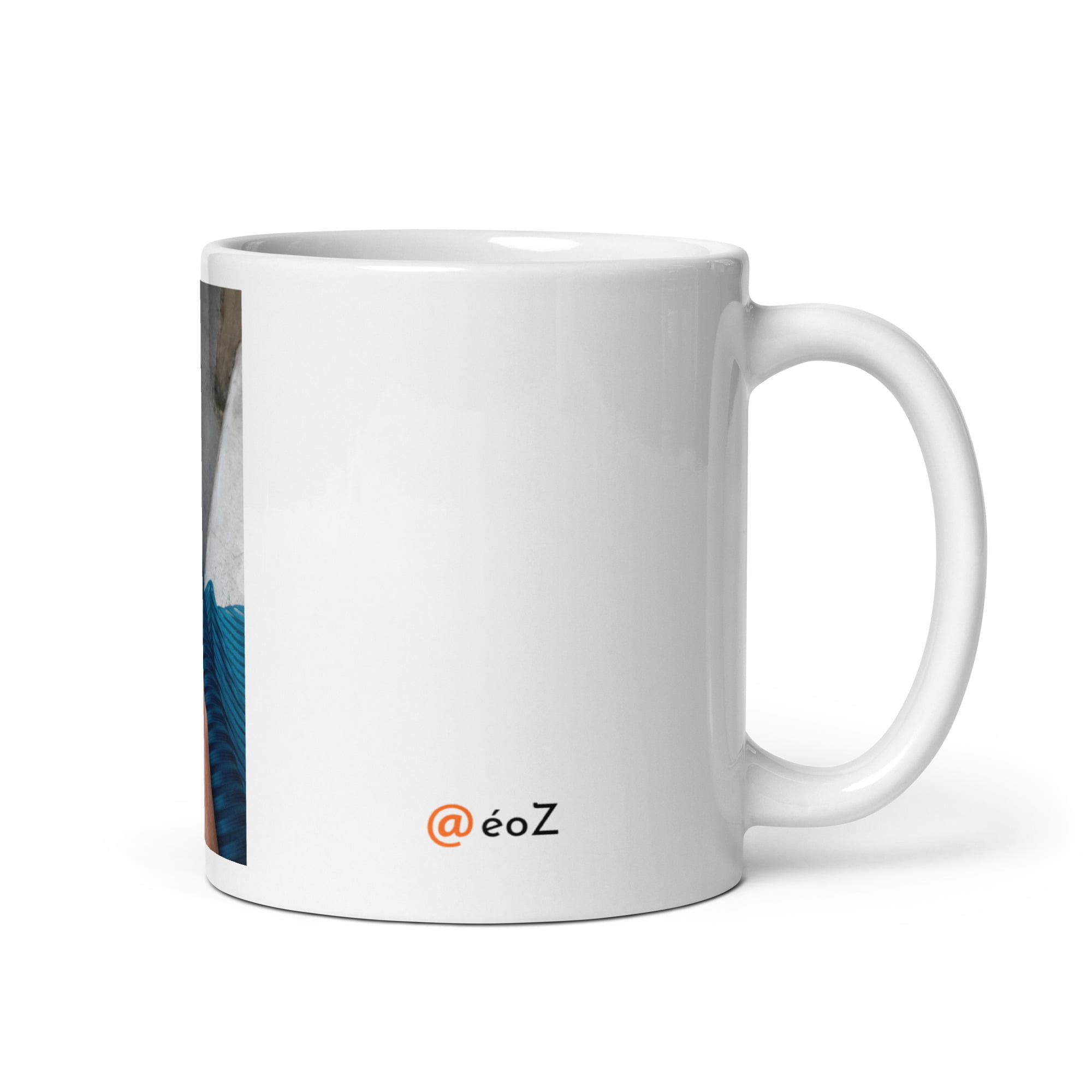 Vue arrière mug @éoz logo