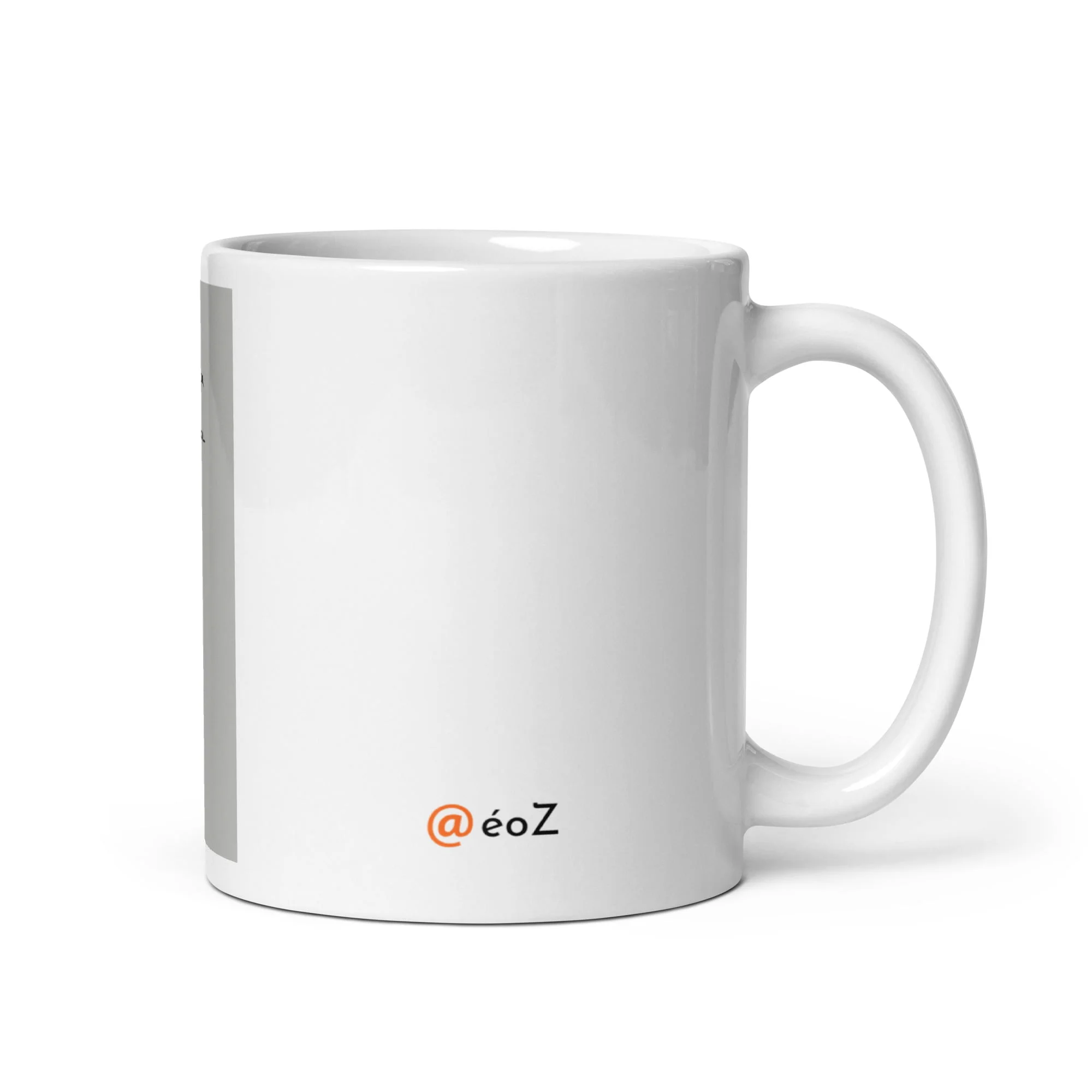 Vue arrière mug @éoz logo