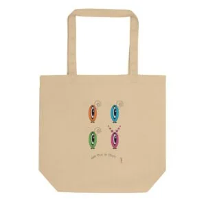 Tote-Bag Les Pot' à Chou EoZ Créations en coton Bio