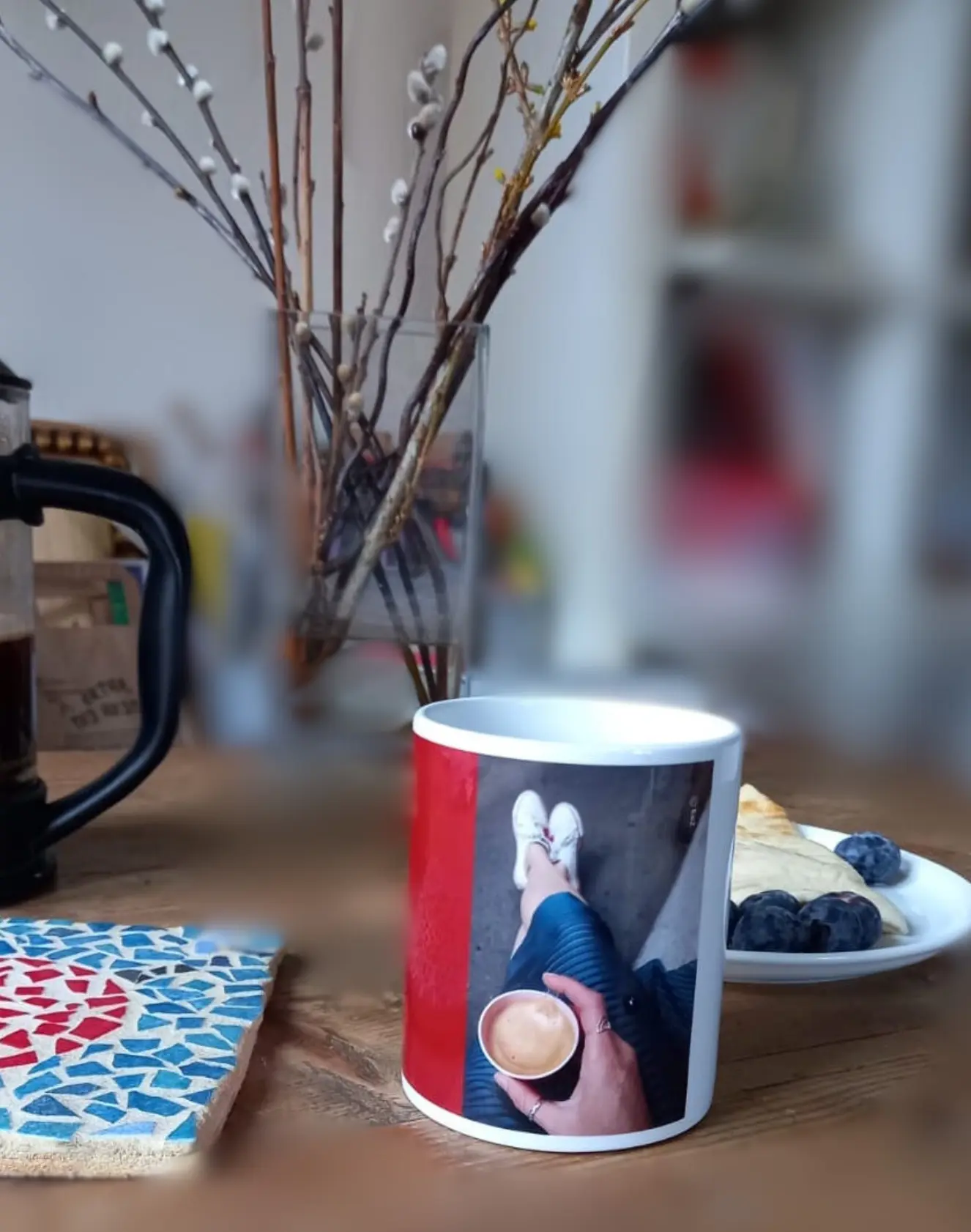 Laetitia G. Mug "Peut-être que demain, je demanderai à ma vie de me foutre un peu la paix" Laetitia G. Mug "Peut-être que demain, je demanderai à ma vie de me foutre un peu la paix"