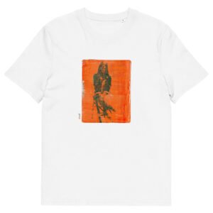 T-shirt unisexe blanc Eoz Créations Originales « S'exposer à la face du Monde » en coton biologique