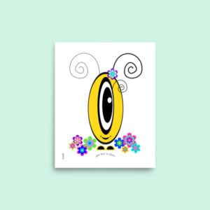 Affiche Pot’ à Chou fleuri jaune