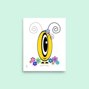 Affiche Pot’ à Chou fleuri jaune