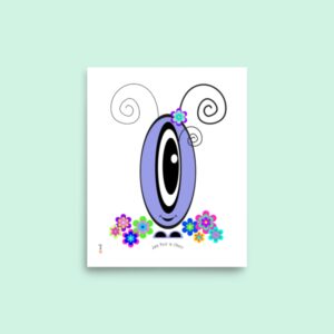 Affiche Pot’ à Chou fleuri mauve