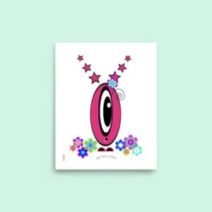 Affiche Pot’ à Chou fleuri Etoile rose
