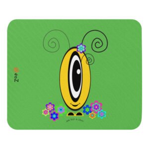 Tapis de souris Les Pot’ à Chou fleuri jaune