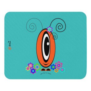 Tapis de souris Les Pot’ à Chou fleuri orange