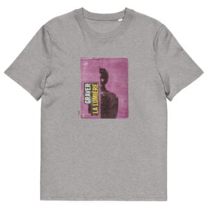 T-shirt unisexe gris clair Eoz Créations Originales « Graver le lumière » en coton biologique