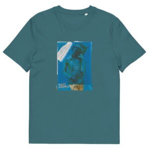 T-shirt unisexe vert Eoz Créations Originales « Boy Bleu » en coton biologique
