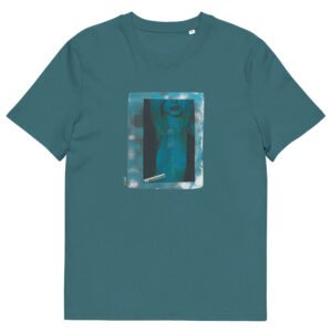 T-shirt unisexe vert Eoz Créations Originales « L’ Obsession » en coton biologique