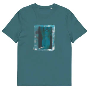 T-shirt unisexe vert Eoz Créations Originales « L’ Obsession » en coton biologique