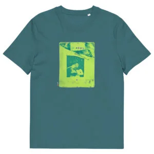 T-shirt unisexe vert Eoz Créations Originales « Addiction » en coton biologique