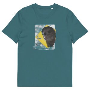 T-shirt unisexe vert Eoz Créations Originales « Love Hate » en coton biologique