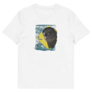 T-shirt unisexe blanc Eoz Créations Originales « Love Hate » en coton biologique