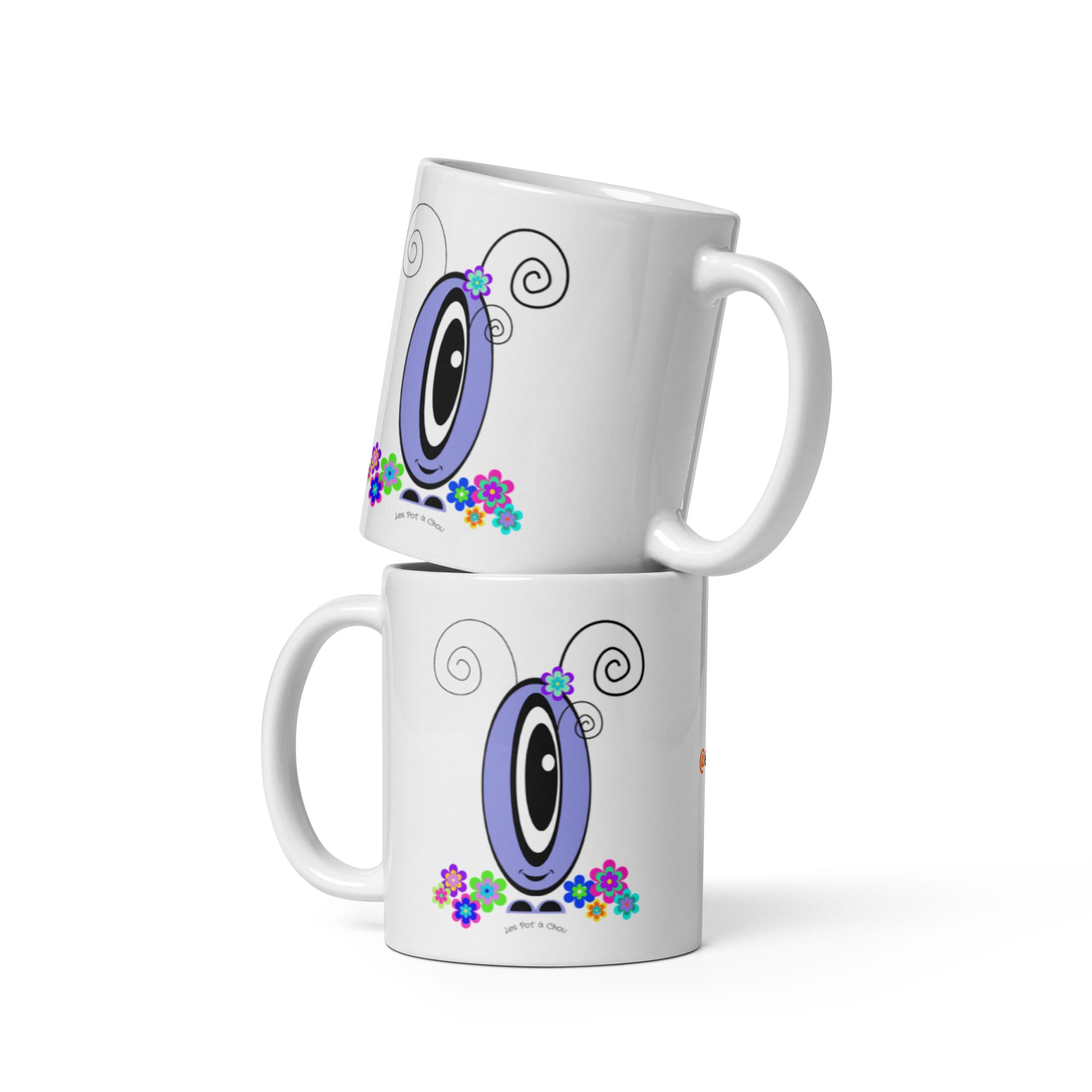 Mug Les Pot’ à Chou fleuris mauve duo