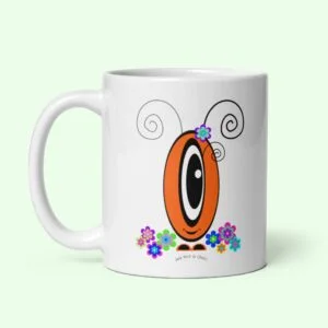 Mug Les Pot’ à Chou fleuri orange