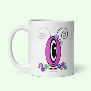 Mug Les Pot’ à Chou fleuri rose