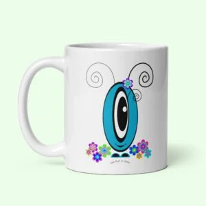 Mug Les Pot’ à Chou fleuri bleu