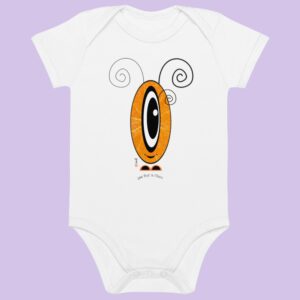 Body Les Pot’ à Chou fruité orange en coton Bio