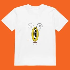 T-shirt Les Pot’ à Chou fruité citron en coton Bio
