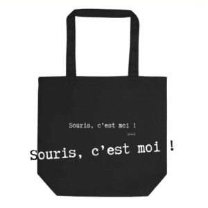 Tote Bag Bio EoZ Créations Originales “Souris, c'est moi !”