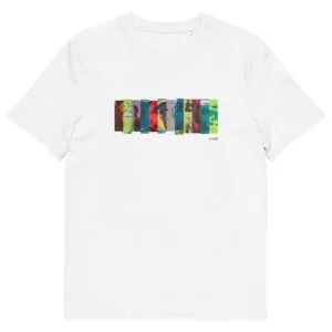 T-shirt unisexe blanc Eoz Créations Originales « Les Collections » en coton biologique