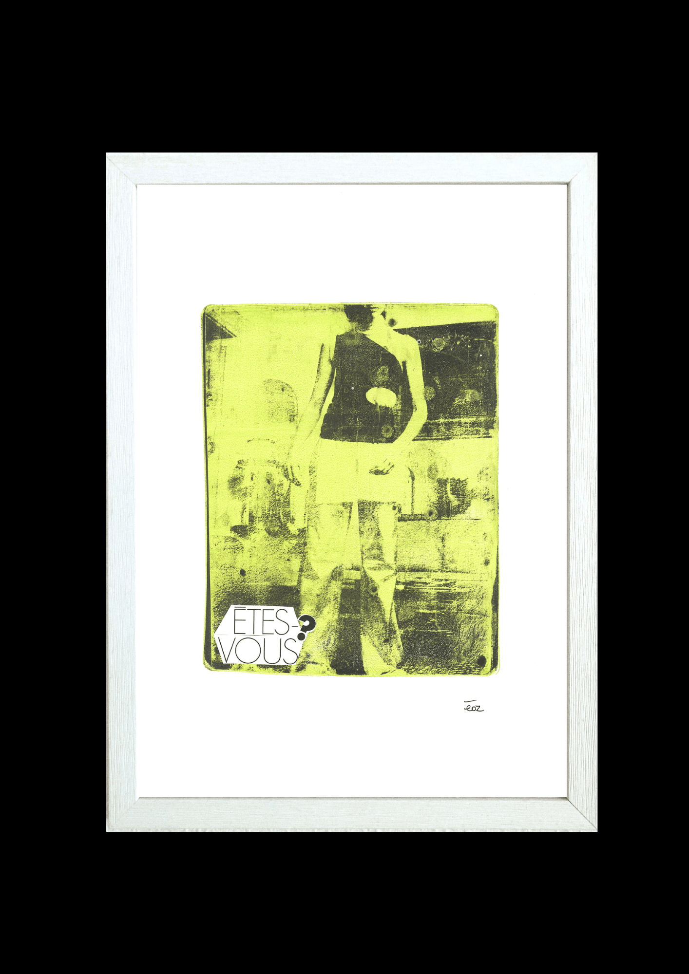 Print A3 encadré collection êtes-vous ?