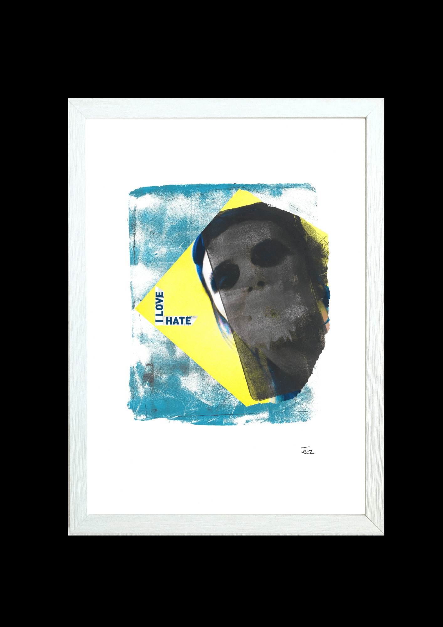 Print A3 encadré i love i hate