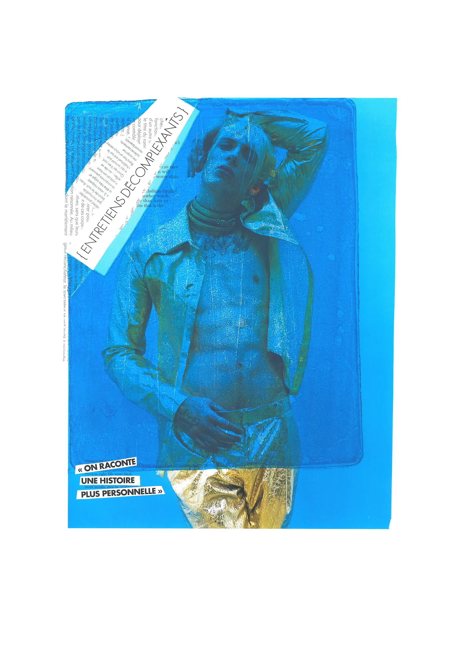 Print A3 collection Boy bleu