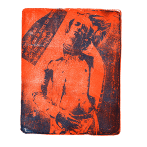 Print A3 collection Boy rouge