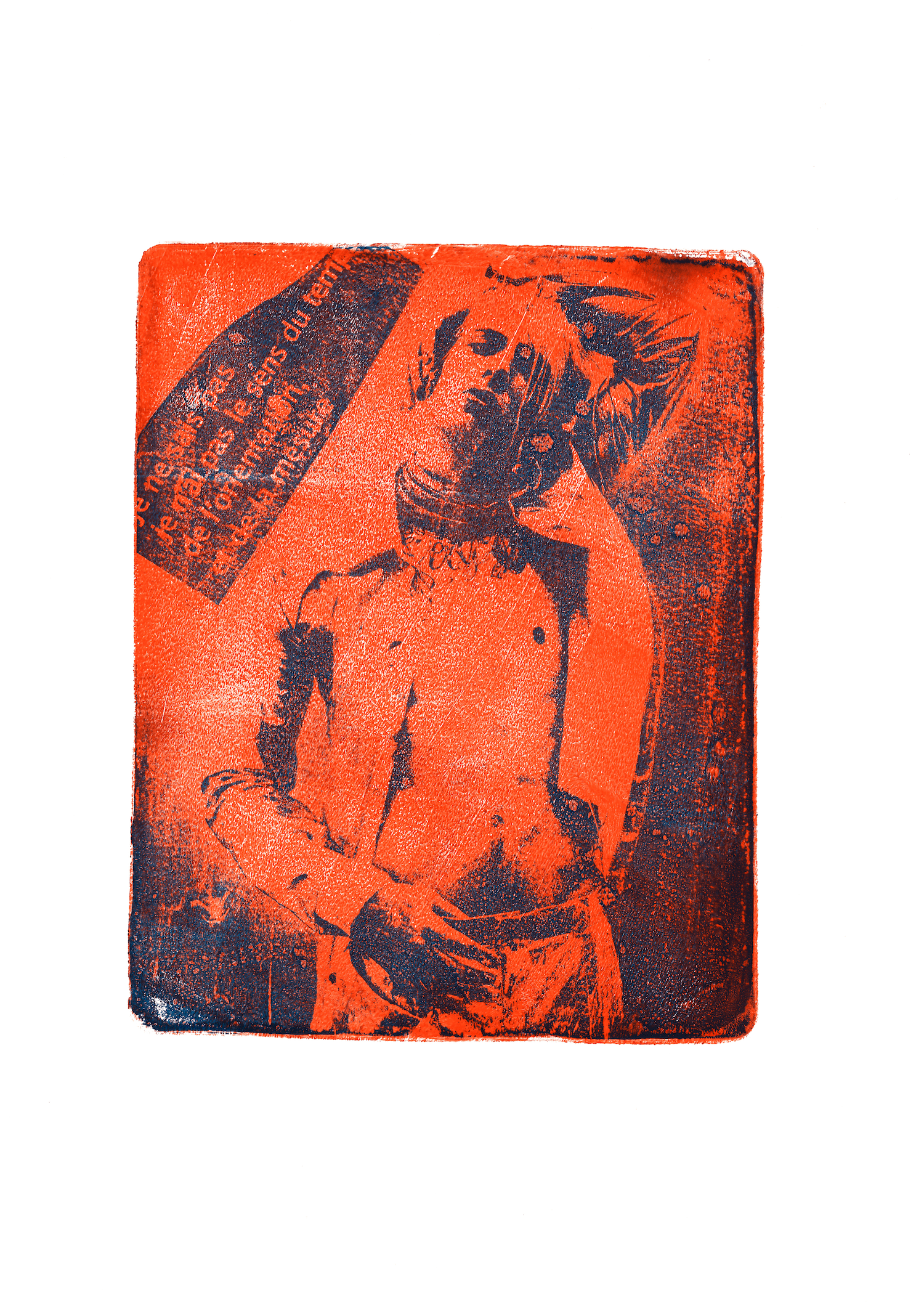 Print A3 collection Boy rouge