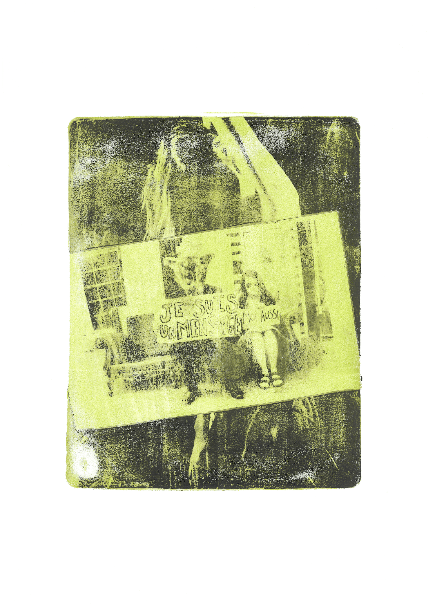 Print A3 collection je suis un mensonge