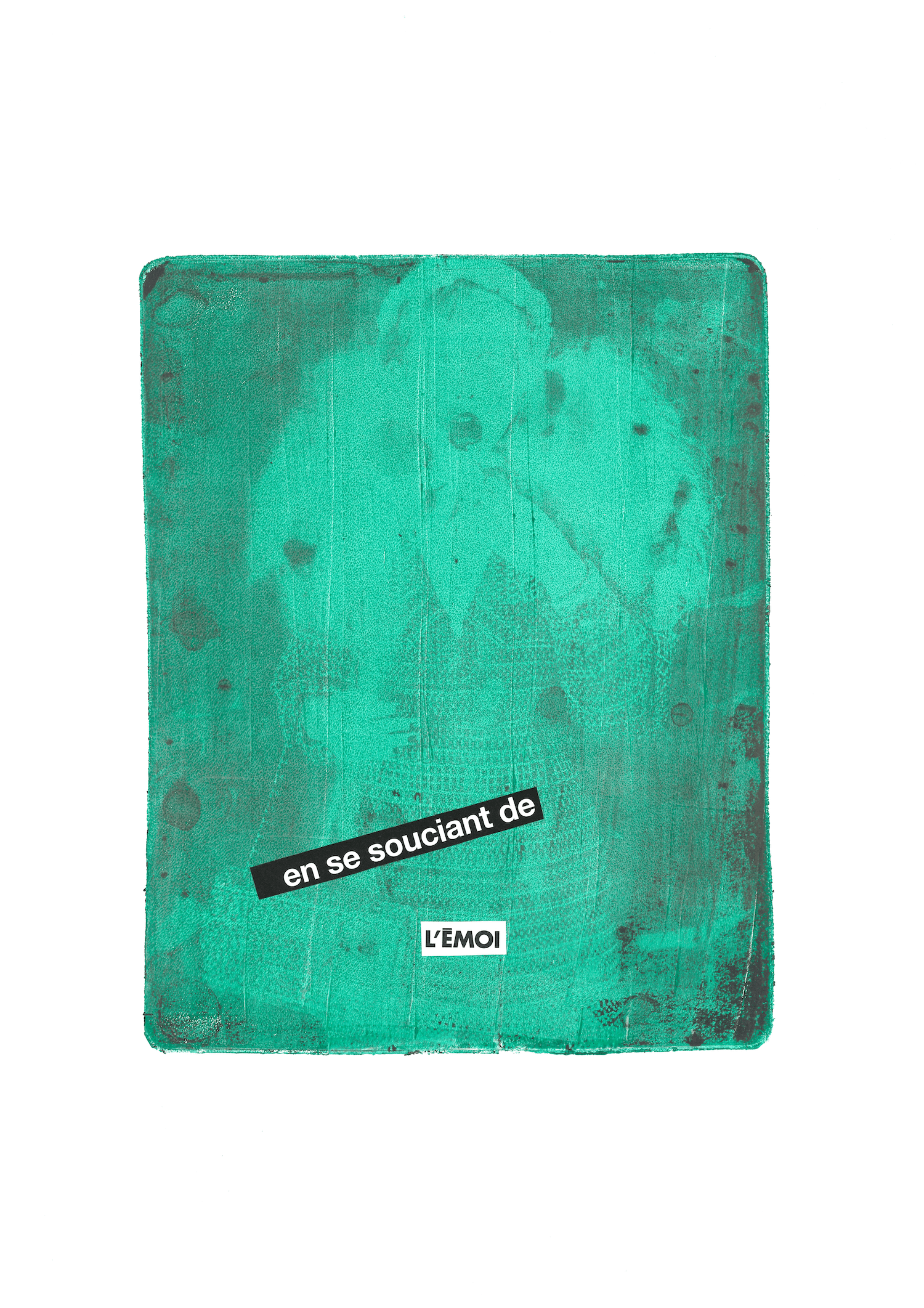 Print A3 collection en se souciant de l'émoi