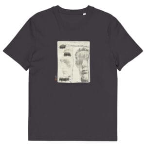 T-shirt unisexe anthracite Eoz Créations Originales « Duo très prisé » en coton biologique