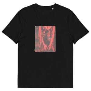 T-shirt unisexe noir Eoz Créations Originales « Breaking Dawn » en coton biologique