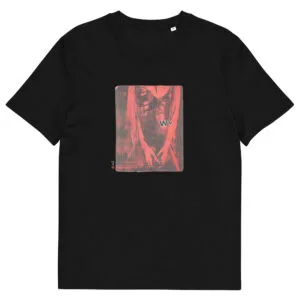 T-shirt unisexe noir Eoz Créations Originales « Breaking Dawn » en coton biologique