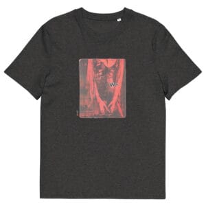 T-shirt unisexe gris foncé Eoz Créations Originales « Breaking Dawn » en coton biologique